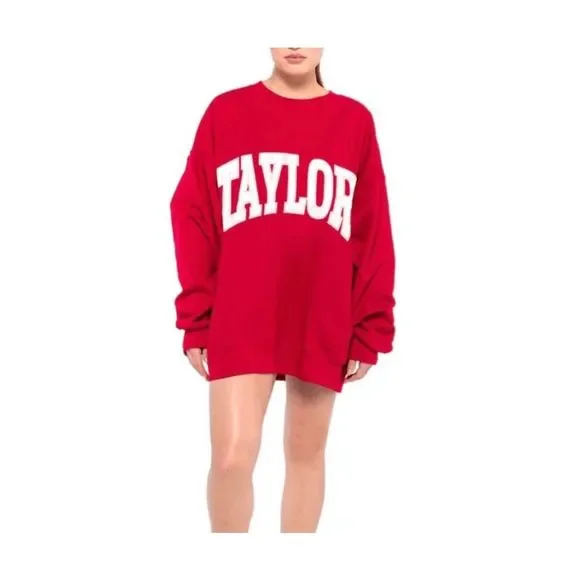 The Bar Red Taylor Varsity Sweatshirt - Picture 2 of 9
